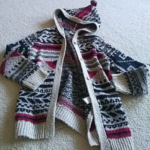 Zara girls winter collection knit cardigan
